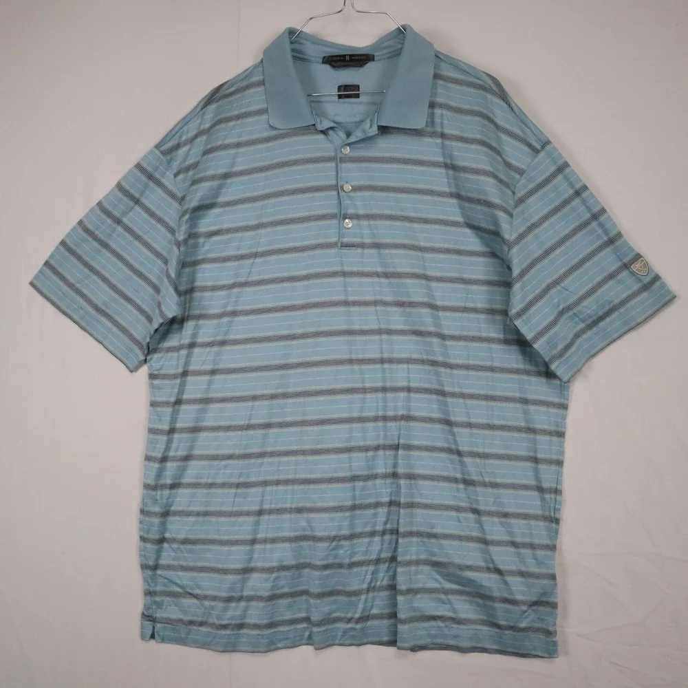 Nike Tiger Woods Polo Shirt‎ Mens 2XL XXL Double Mercerized Golf Short Sleeve